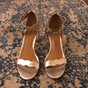 Silver 2 1/2 inch Chinese Laundry heels